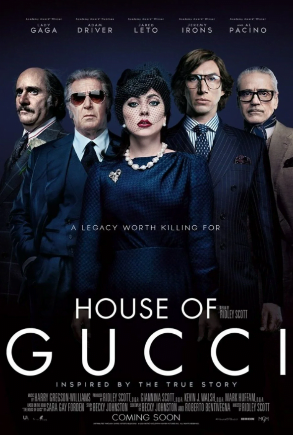 Beklenen film House of Gucci'den ilk afiş #1
