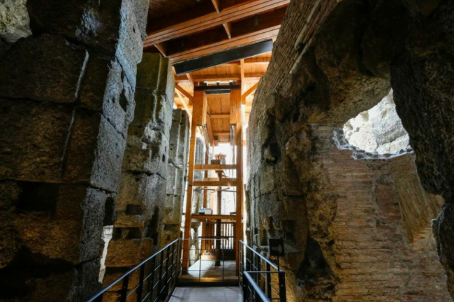 Roma’daki Kolezyum’un yeraltı tünelleri ilk kez ziyarete açılıyor #1