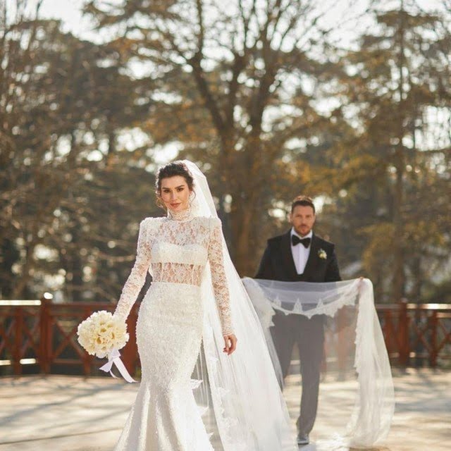 Sinan Akçıl ile Burcu Kıratlı 2. kez evlendi #2